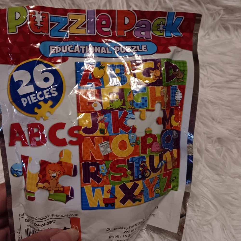 Colorful ABC Puzzle Pack for Kids